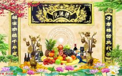 Tranh dán tường phòng thờ 51239