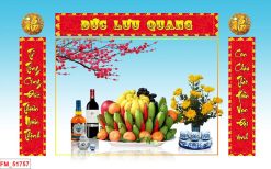 Tranh dán tường phòng thờ 51757