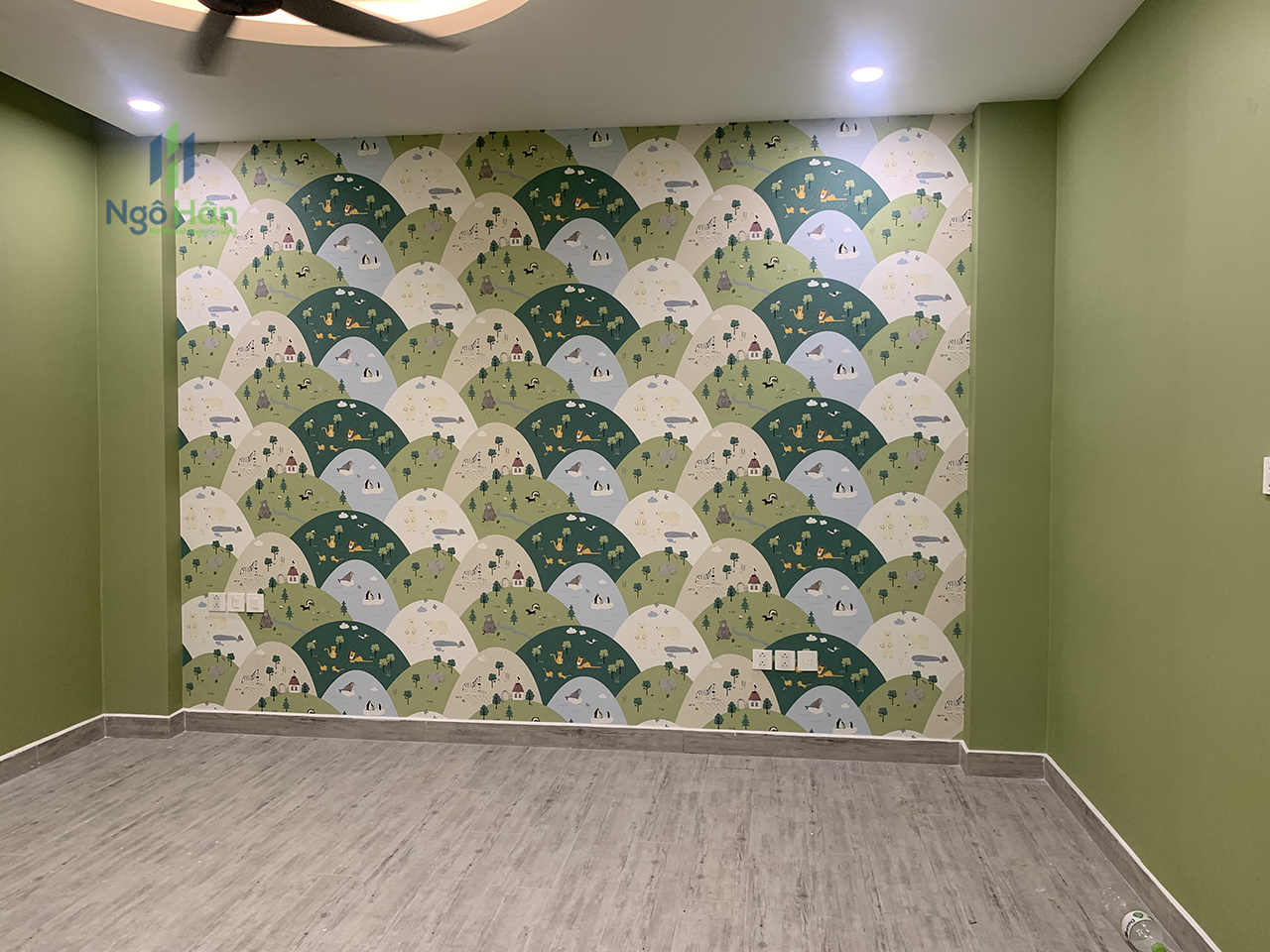 Giấy dán tường nhà phố bình thạnh