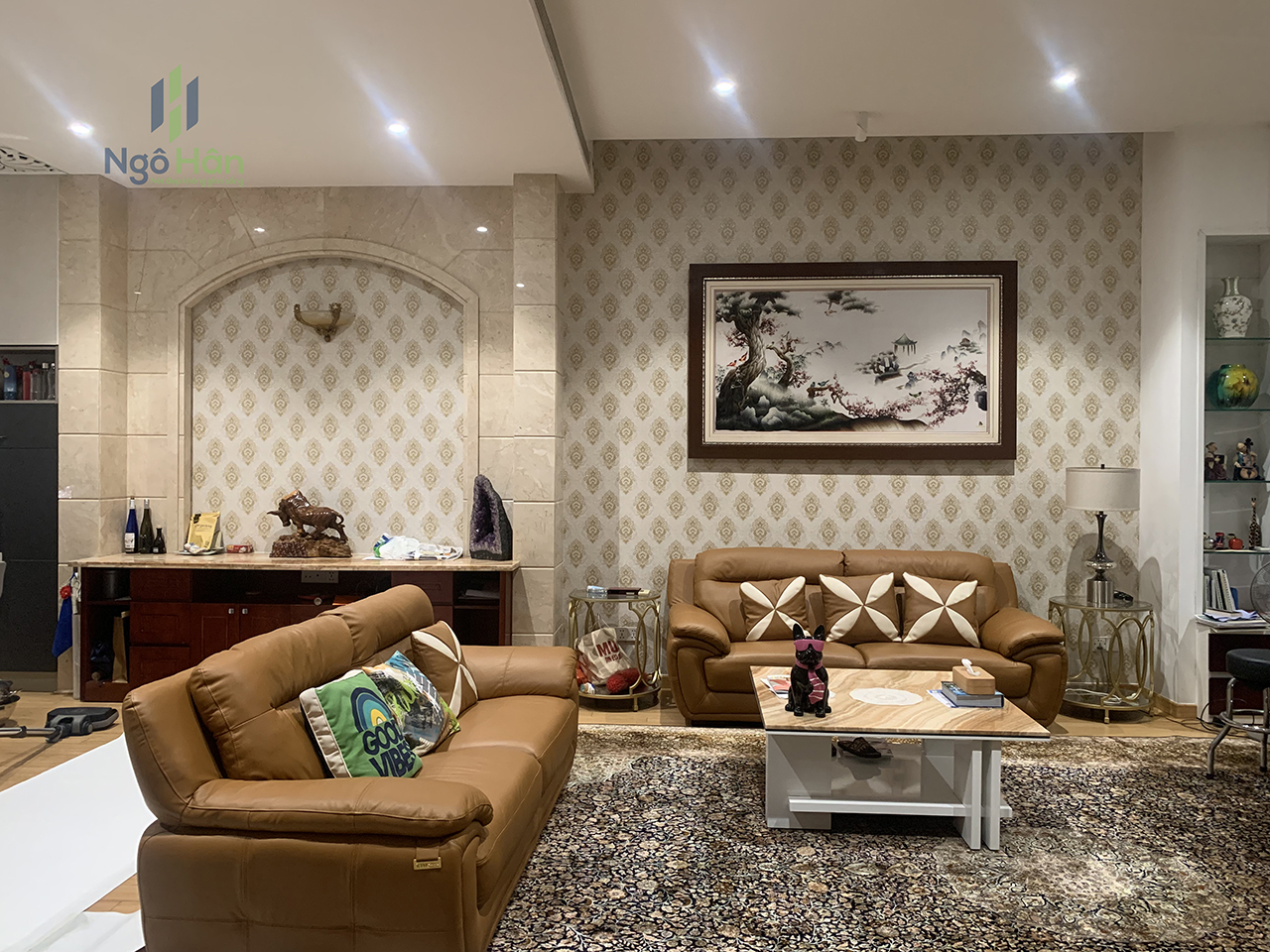 Giấy dán tường Sài Gòn Pearl