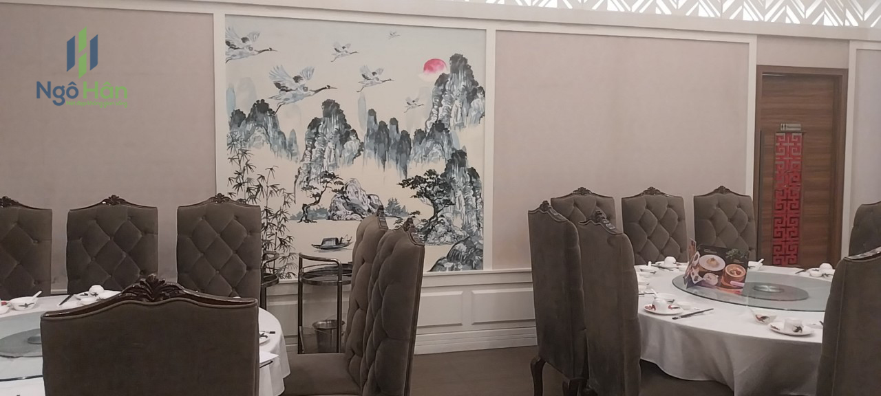 Tranh 3d nhà hàng dimtutac 2