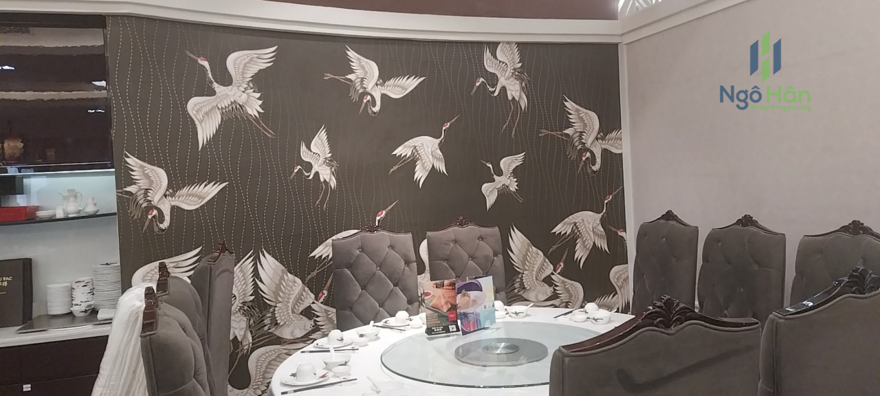 Tranh 3d nhà hàng dimtutac 3