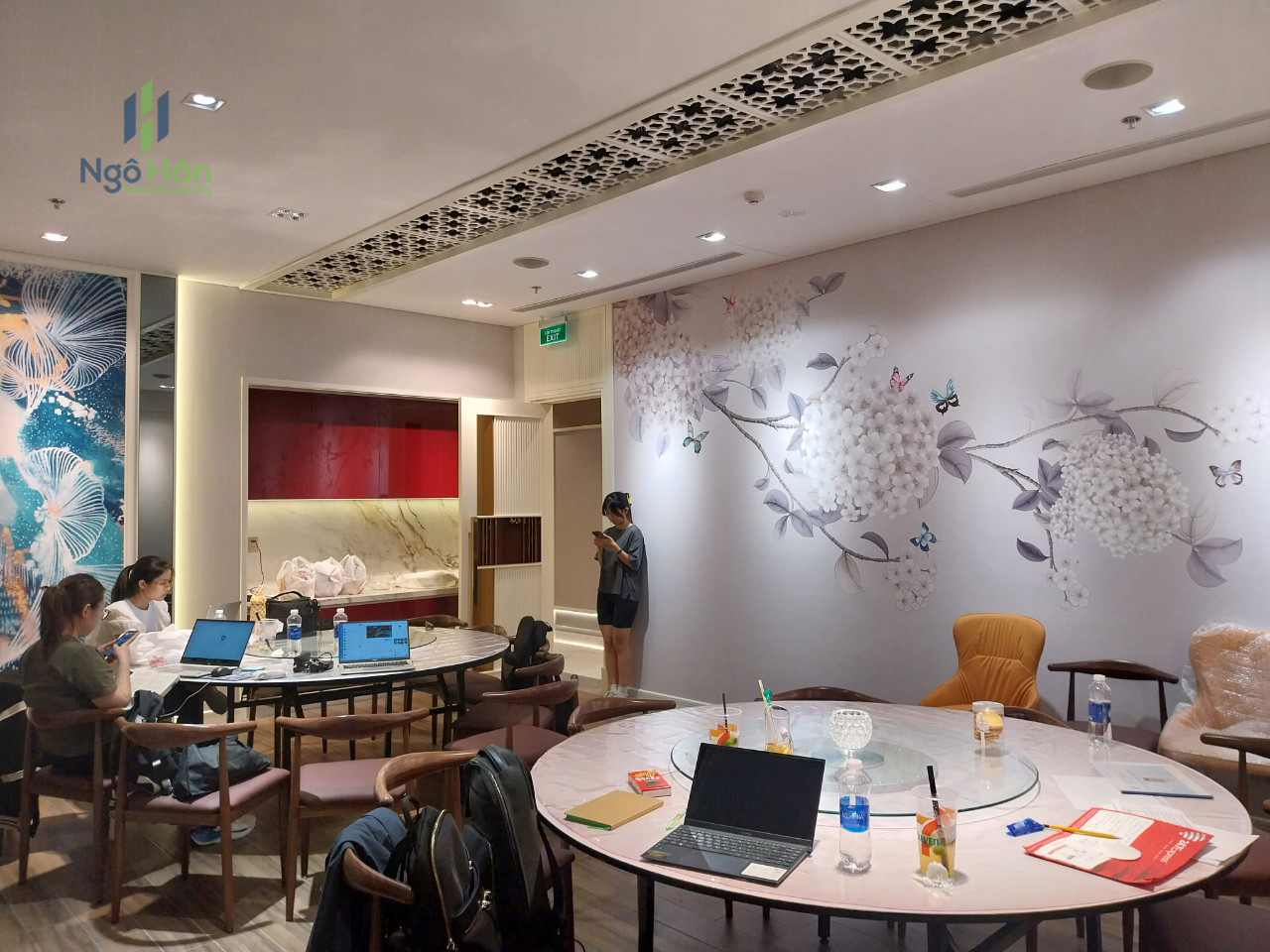 Tranh 3d nhà hàng dimtutac 4