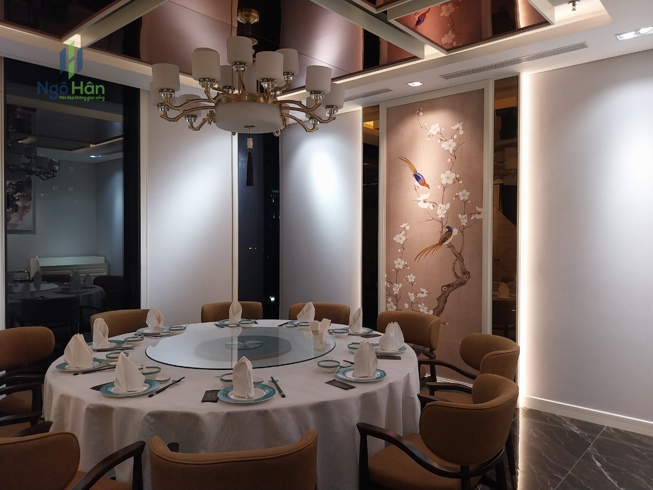 Tranh 3d nhà hàng dimtutac 5