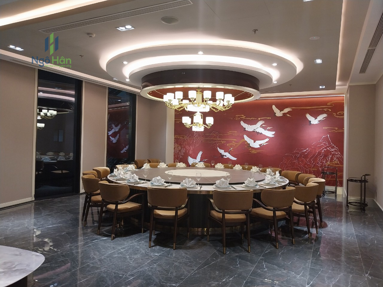 Tranh 3d nhà hàng dimtutac 7