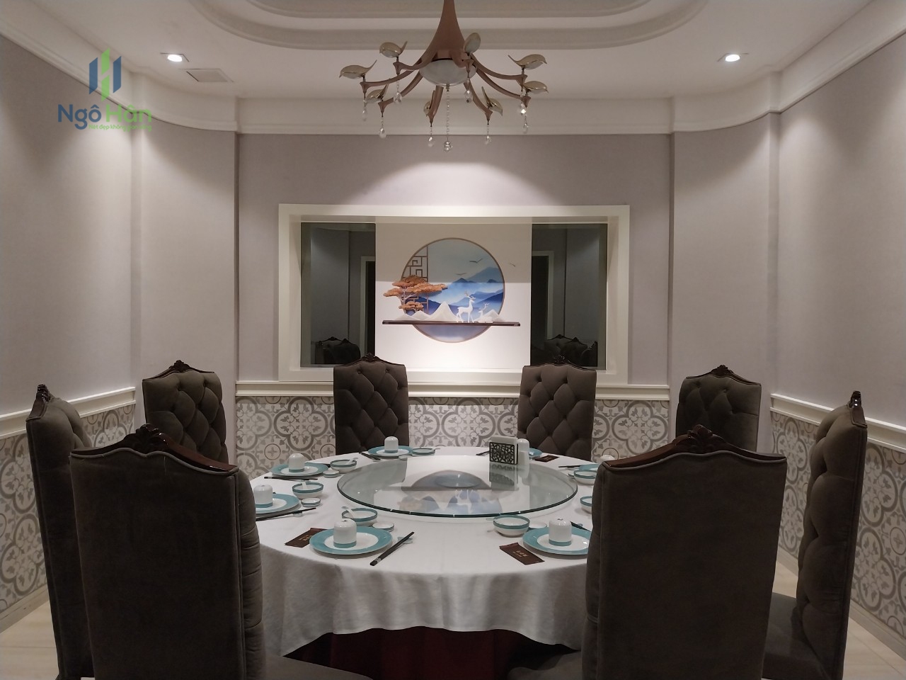 Tranh 3d nhà hàng dimtutac