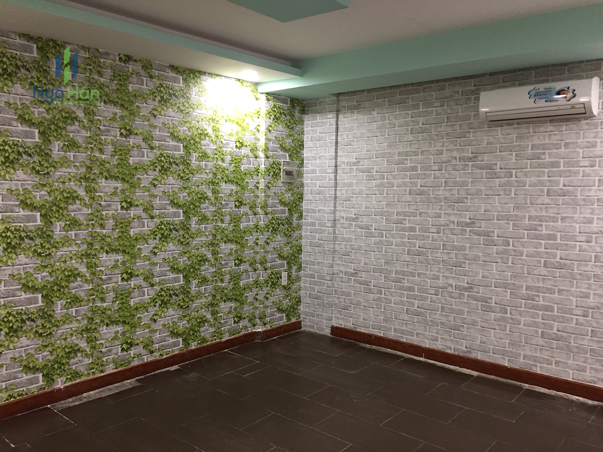 Mẫu giấy dán tường giả gạch