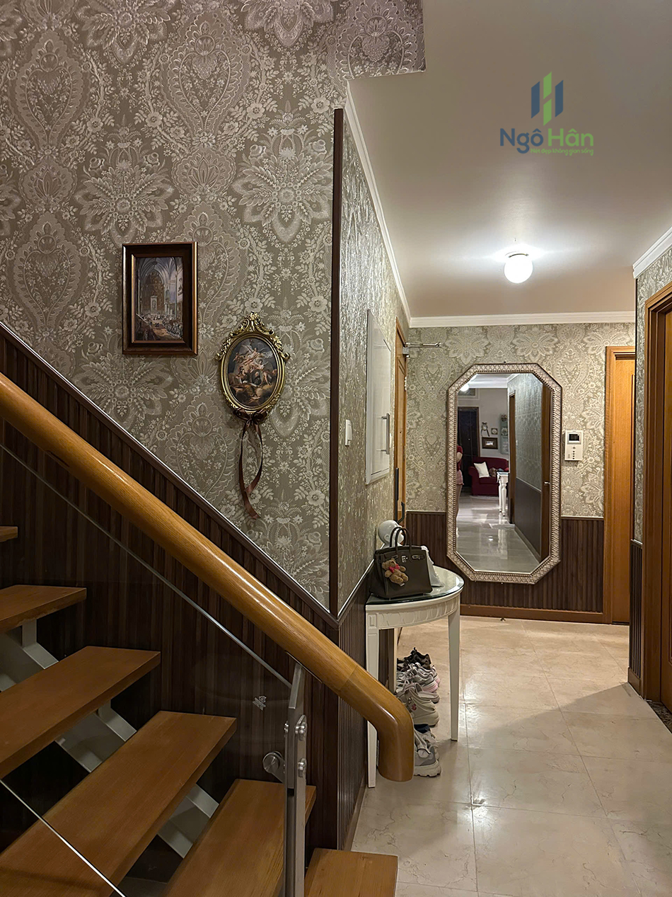 Giấy dán tường căn hộ Sài Gòn Pavillon