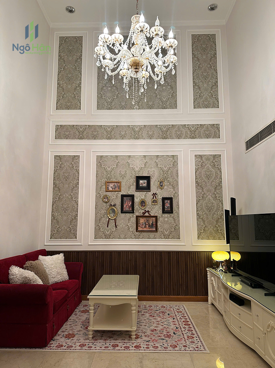 Giấy dán tường căn hộ Sài Gòn Pavillon