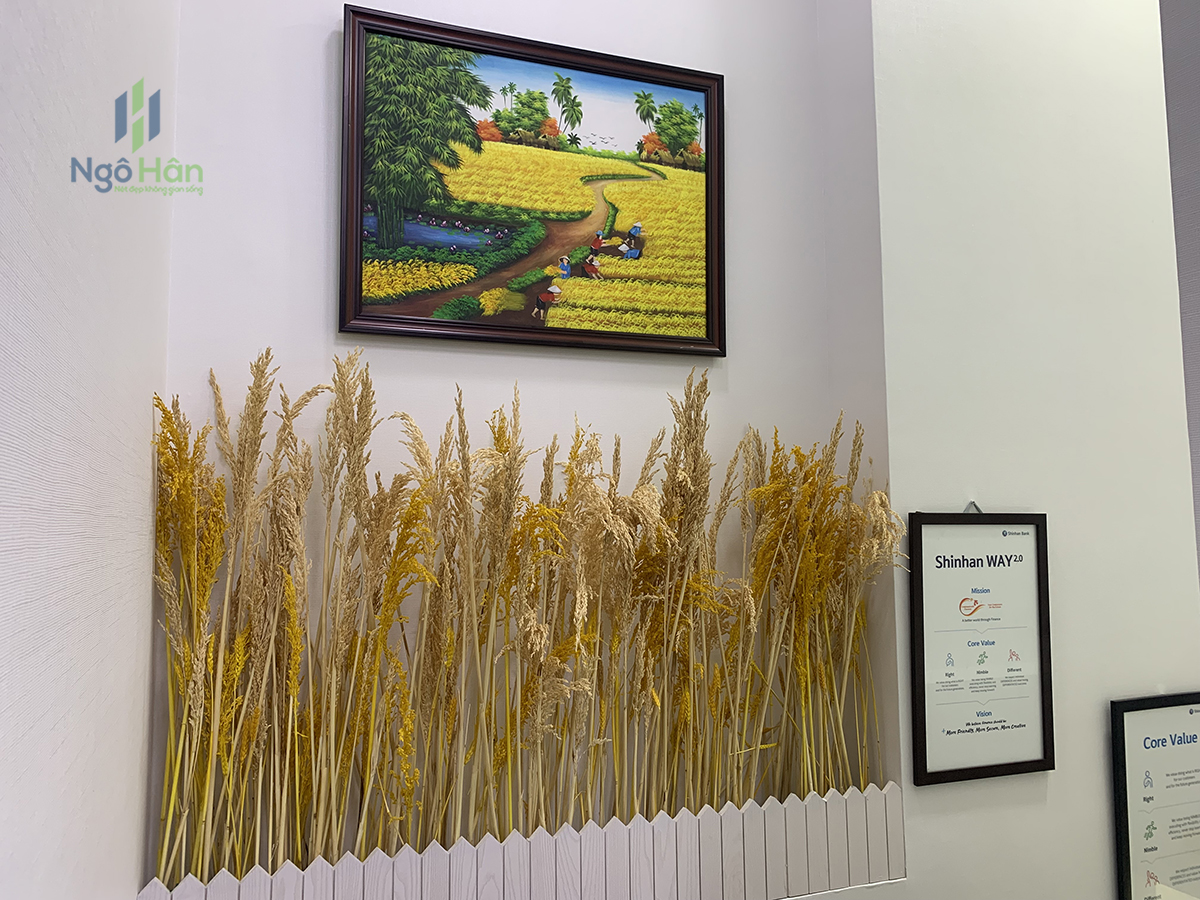 Giấy dán tường shinhan bank