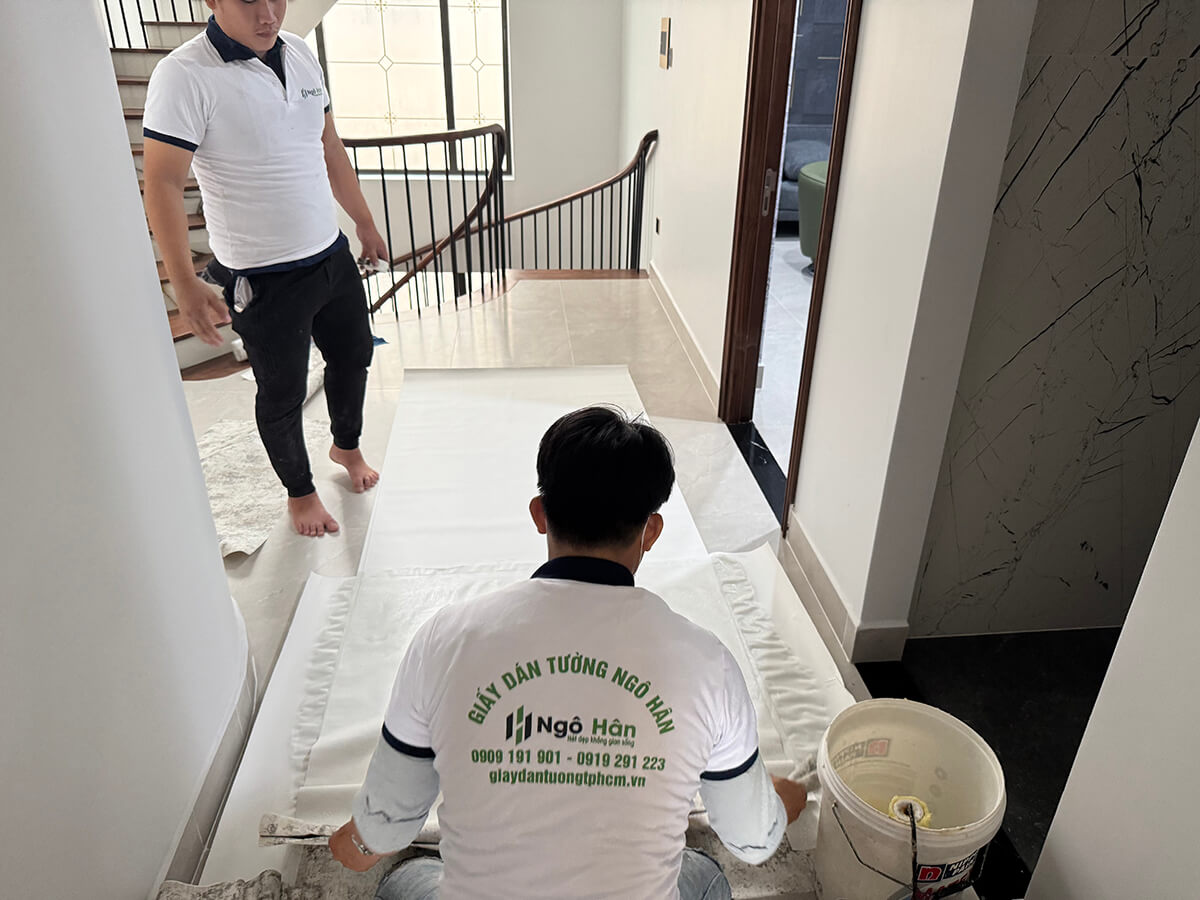 Dịch vụ thi công giấy dán tường